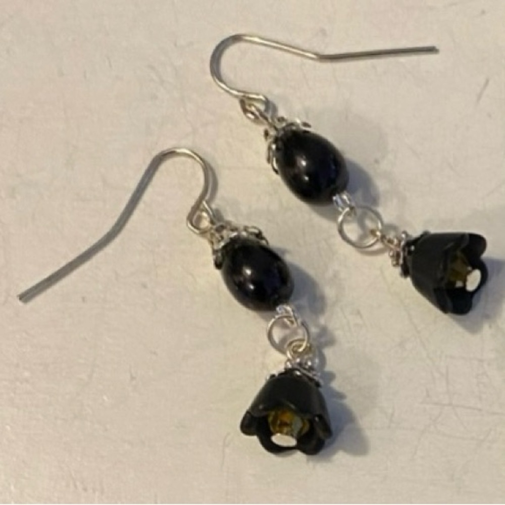 NEW Czech crystal earrings